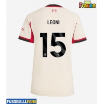 Liverpool Giovanni Leoni #15 Auswärtstrikot Frauen 2025-26 Kurzarm